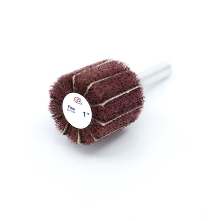 Continental Abrasives 1" x 1" x 1/4" Interleaf Aluminum Oxide and Nonwoven Mounted Flap Wheel  180/Fine FW-INT11F